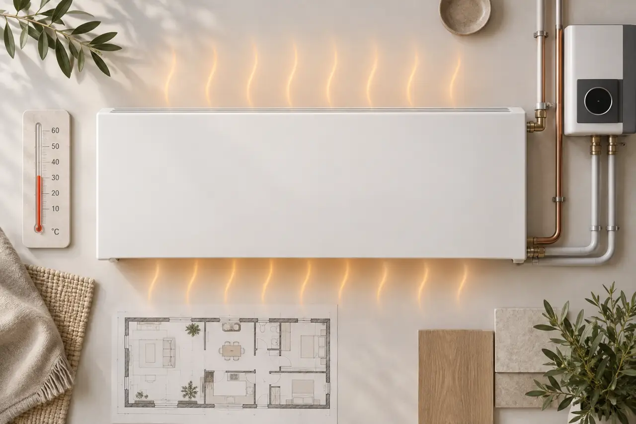 Radiateur pompe à chaleur : une grande surface d’émission pour chauffer à basse température