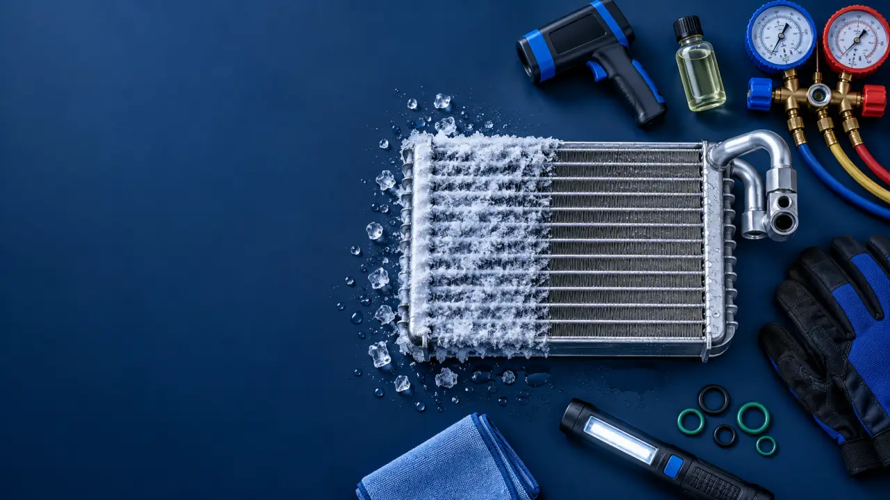 Évaporateur de climatisation : froid efficace, givre et pannes à ne pas confondre